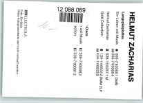 Hemut Zacharias Original Autogramm Geiger