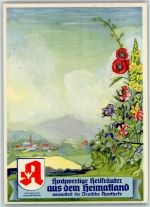 Heilkräuter aus dem Heimatland 1938 AK Apotheke