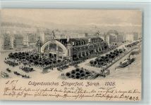 Zürich Zürichhorn Eidgen. Sängerfest 1905 - Festhalle - gute Erhaltung Sängerfest