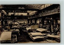 Panzerfabrik in Essen - Panzerplatten-Walzwerk WK I AK Krupp