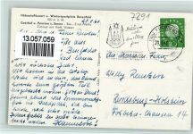 72297 W7291 Besenfeld 1960 - Der Besefelder Bua mit Pfeife - Tracht , Spruch, Teilansicht , gute Erhaltung AK