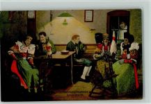 Bauernstube - Spinnräder Trachten Schaumburg-Lippe 1914