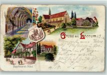 31547 W3076 Loccum 1898 - Gruss aus - Erhaltung fleckig