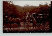 Kremser Kutsche - Ausflug ca 1908 Foto AK Kutsche