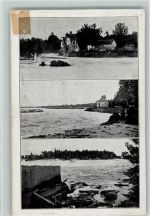 W8900 Augsburg , Bay Katastrophe 1910 AK Hochwasser Gebrauchsspuren
