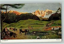 Werden - Viehirten Segantini, G.