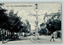1914 - Calle de Policarpo Sanz AK Tram, Straßenbahn