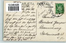 1914 - Calle de Policarpo Sanz AK Tram, Straßenbahn