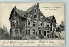 W4000 Düsseldorf Alt Trierer Haus 1902 AK Gartenbauausstellung 1902