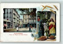 Alexandria - Place de l'Eglise et Hotel Abbat