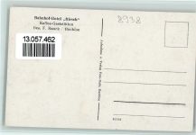 86807 W8938 Buchloe 1940-50 - Bahnhof-Hotel Bierstube und Weinstube Innenansicht, gute Erhaltung AK