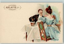 Chicoree Arlatte & Cie Werbung Mode 1900 Lithographie / Künstlerkarte