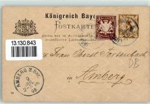 Handgemalt Römer 1898