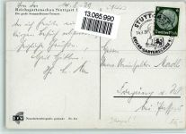 W7000 Stuttgart Sommerblumen Terrasse - Naturfarbenfotografie Nr. 214 AK Gartenbauausstellung 1939