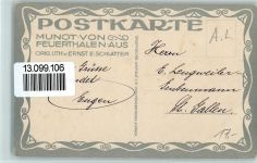 Schaffhausen Sciaffusa Festung Munot - Kunstanstalt Wolfensberger , gute Erhaltung AK Schlatter, E. E. Lithographie / Künstlerkarte