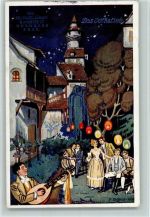 W8500 Nürnberg Sänger Bundesfest - das Volkslied u. Sonderstempel, sehr gute Erhaltung AK Sängerfest