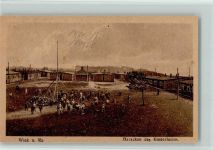 18556 O2362 Wiek - Baracken des Kinderheims Kinder