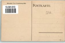Greiffenberg Gryfow Slaski - Birkenhof , Südseite des Kurhauses - Federzeichnung - Schlesien