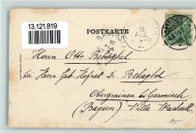 W3000 Hannover Marienburg bei Nordstemmen Welfeschloss Veilchen Pflanzen 1900 Lithographie