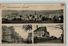 56477 W5439 Rennerod , Westerw 1916 Gebrauchsspuren Hotel Müller, Landesbank AK