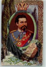Zum 25. Todestage Verlag Ottmar Zieher AK Adel Ludwig II