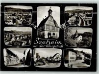 64342 W6104 Seeheim-Jugenheim - Fachwerkhaus Dorfstraße Kirche