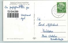 76593 W7562 Lautenbach , Murgtal - Gasthof Pension Lautenfelsen