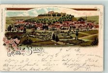 57230 Bitche Lithographie Gruss aus Kunstanstalt Rosenblatt