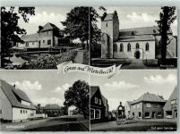 48629 W4439 Metelen - Wassermühle Pfarrkirche Mühlenstraße Auf dem Schilde
