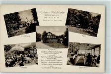 55566 W6553 Sobernheim - Kurhaus Waldfriede Soonwald Landhaus Park Terrasse Speisesaal