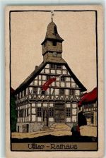 37170 W3418 Uslar Künstlersteindruck Rathaus