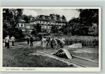 W6478 Bad Salzhausen Minigolf Platz AK Golf 1955