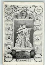 Fete de la Mutualite 1905 Politik AK Motiv Frankreich 1905