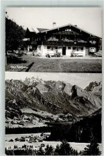 87538 W8975 Langenwang , Allgäu - Haus Bergheim Hüttenstempel