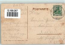 01619 O8401 Zeithain 1908 - Truppen-Übungsplatz Fabrice Straße An der Hauptwache Einbringen der Fahnen