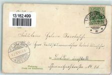 04910 O7904 Elsterwerda 1904 Lithographie Forsthaus Pichelsberge sign. A. Heinz Pfingsten