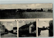 84163 W8386 Obermünchsdorf , Kr Landau a d Isar - Dorfstraße Gasthaus Josef Neumaier Vils