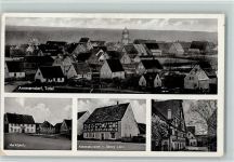90614 W8501 Ammerndorf 1954 - Kolonialwaren Georg Lenz, Mühle, Marktplatz AK