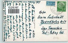 90614 W8501 Ammerndorf 1954 - Kolonialwaren Georg Lenz, Mühle, Marktplatz AK
