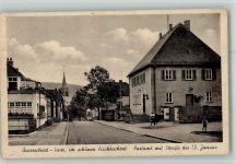66287 W6607 Quierschied - Postamt mit Straße des 13. Januar