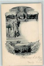 Gut Heil Turnfest Festhalle AK Turnvater Jahn 1908