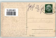 01587 O8400 Riesa - Hotel Sächsischer Hof Friseur Bahnpost Leipzig Zug Nr. 202