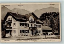 83471 W8240 Oberau b Berchtesgaden - Gasthof mit Pension Untermberg Hoher Risskopf Bischof Fricken