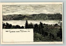 W7820 Titisee Velten Künstlerkarte Nr. 9 AK Top Erhaltung Daur, H. Lithographie