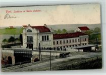 1906 - Zastavka na risskem predmesti AK Bahnhof