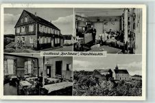 55743 W6580 Regulshausen Foto AK Gasthaus zur Sonne Gastraum