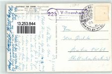 55743 W6580 Regulshausen Foto AK Gasthaus zur Sonne Gastraum