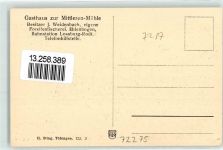 72275 W7297 Ehlenbogen - Gasthaus zur Mittleren-Mühle Oldtimer Fahrrad Moped