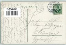 W6000 Frankfurt am Main sign. Alfred Block AK e2 Sängerfest 1909