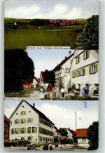 74673 W7119 Simprechtshausen Gebrauchsspuren Handlung Küferei Franz Beck Schulhaus Rathaus Fahrrad